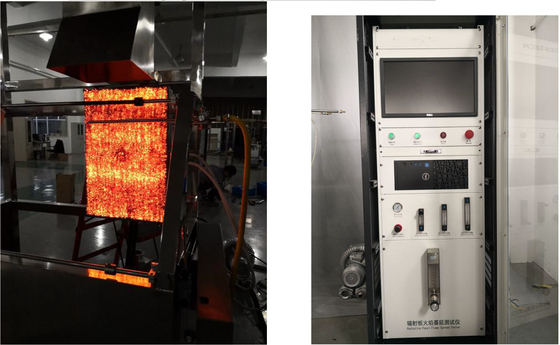 ASTM E162 / ASTM D 3675 Radiant Panel Flame Spread Test Apparatus untuk material kereta api