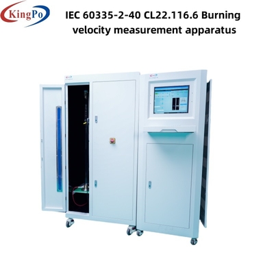 IEC 60335-2-40 CL22.116.6 Alat pengukur kecepatan pembakaran dengan desain yang ramah pengguna
